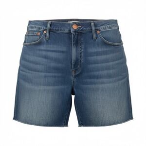 Madewell High Rise Denim Shorts Womens Size 35 Distressed Frayed Hem‎ 40"Wx5"Ins